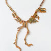 Rex Skeleton Dinosaur Pendant Necklace